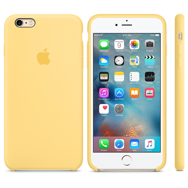 Apple Silicone Case Yellow iPhone 6/6S Plus