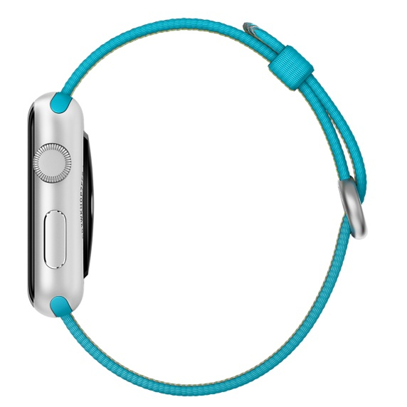 Apple Scuba Blue Nylon Band Apple Watch 42mm (Compatible with Apple Watch 42/44/45mm)