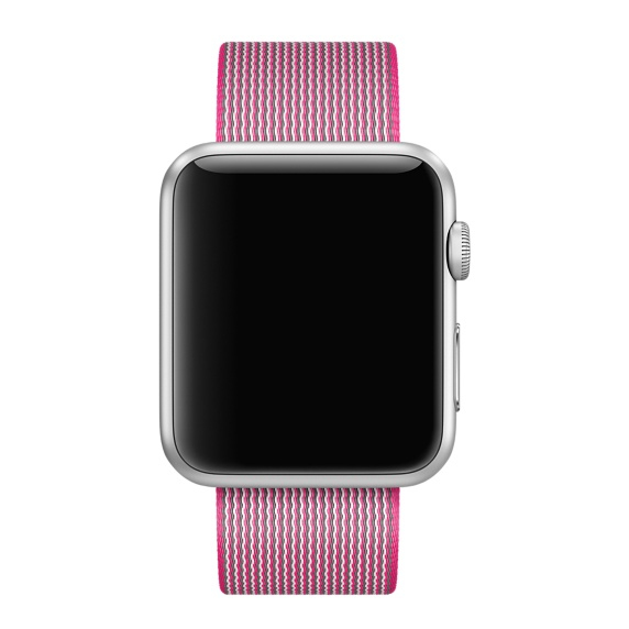 Apple Pink Nylon Band Apple Watch 42mm (Compatible with Apple Watch 42/44/45mm)