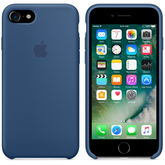 Apple Silicone Case Ocean Blue iPhone 7