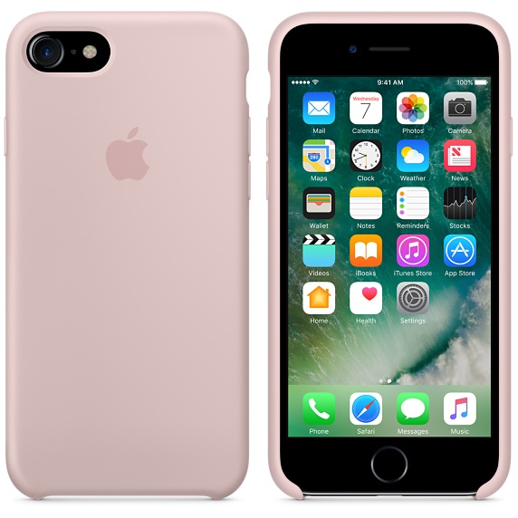 Apple Silicone Case Pink Sand iPhone 8/7