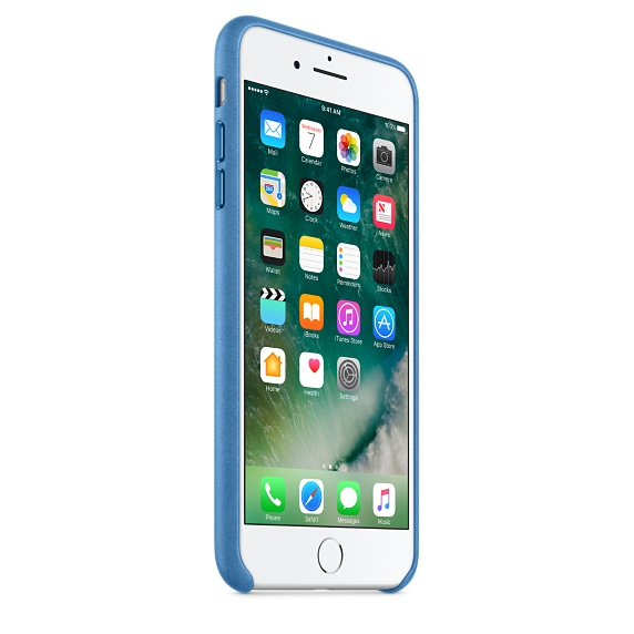 Apple Leather Case Sea Blue iPhone 7 Plus