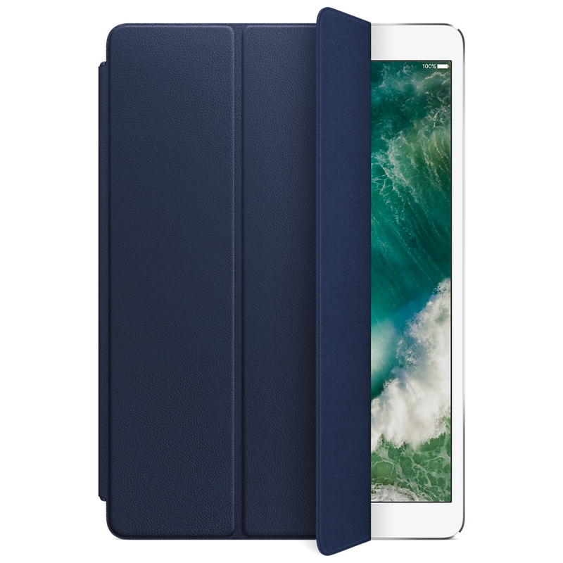 Apple Leather Smart Cover Midnight Blue For iPad Pro 10.5-Inch