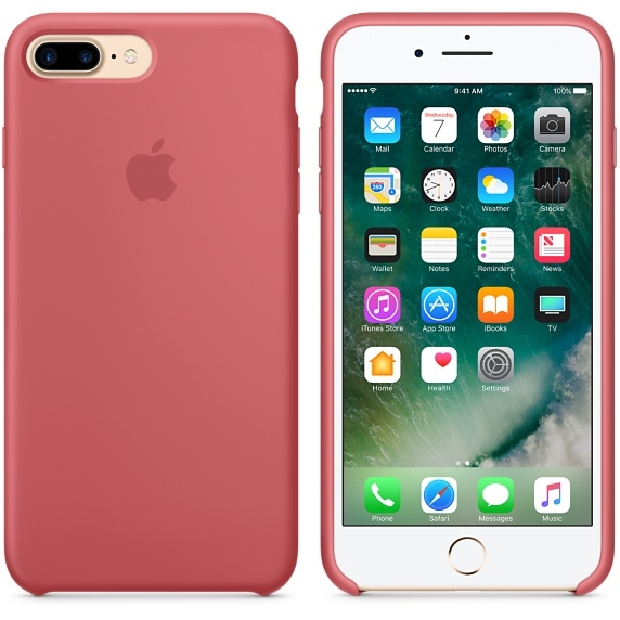 Apple Silicone Case Camellia For iPhone 8/7 Plus