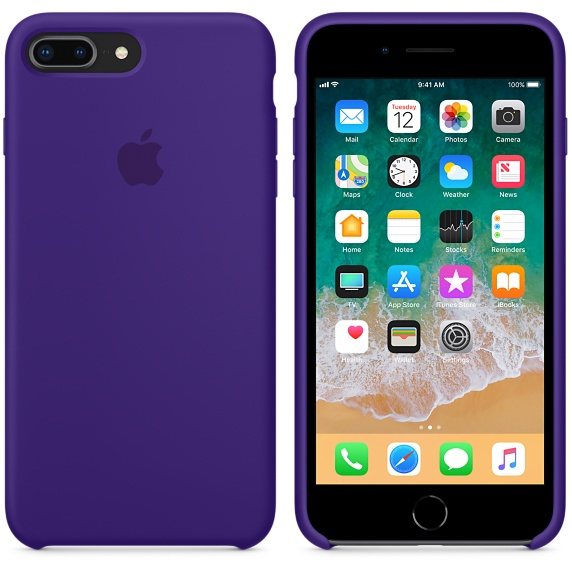 Apple Silicone Case Ultra Violet for iPhone 8 Plus/7 Plus