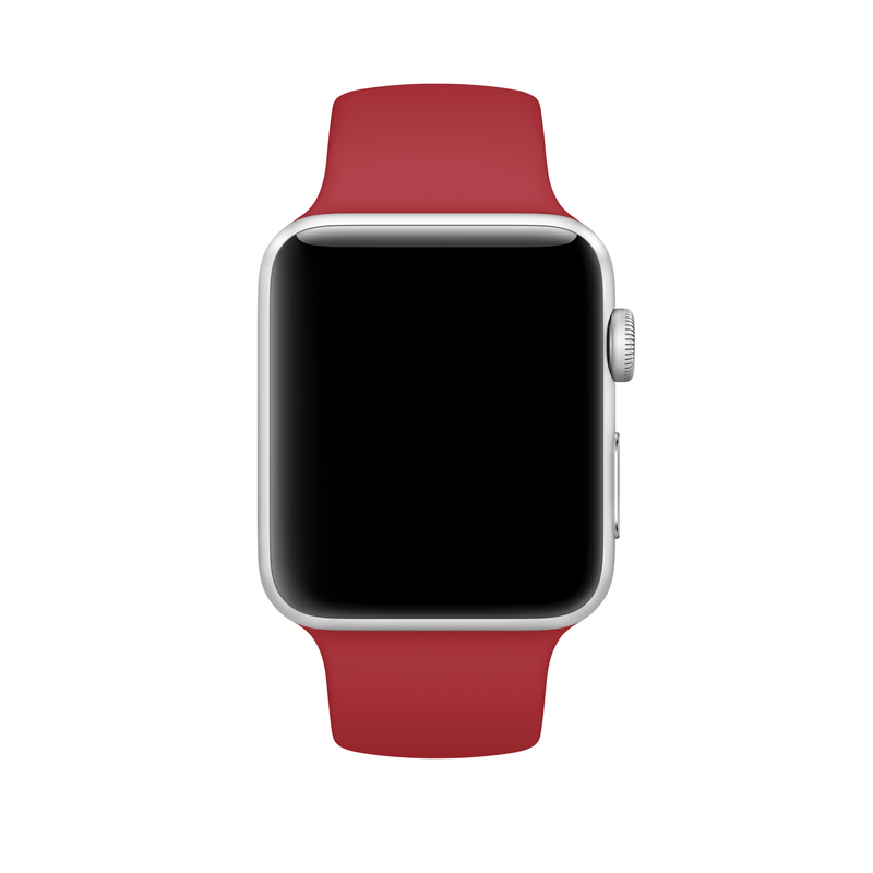 Apple Red Sport Band S/M & M/L for Nike Watch 42mm (Compatible with Apple Watch 42/44/45mm)