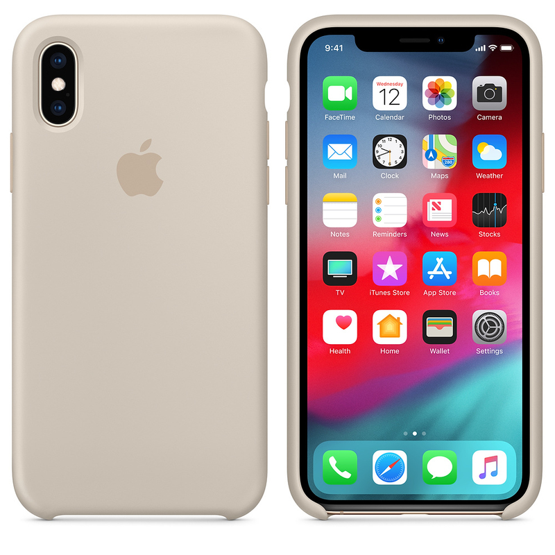Apple Silicone Case Stone for iPhone XS