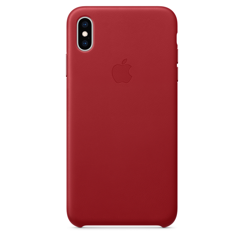 Apple Leather Case (Product)Red for iPhone XS Max