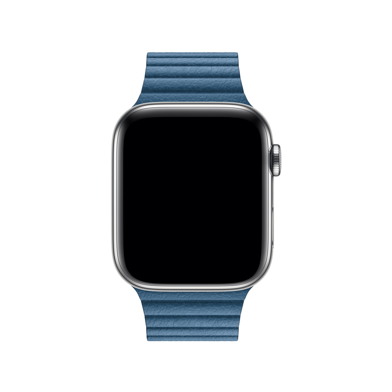 Apple 44mm Leather Loop Cape Cod Blue for Apple Watch Large (Compatible with Apple Watch 42/44/45mm)