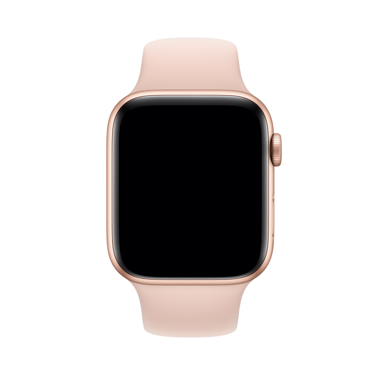 Apple 44mm Pink Sand Sport Band for Apple Watch S/M & M/L (Compatible with Apple Watch 42/44/45mm)