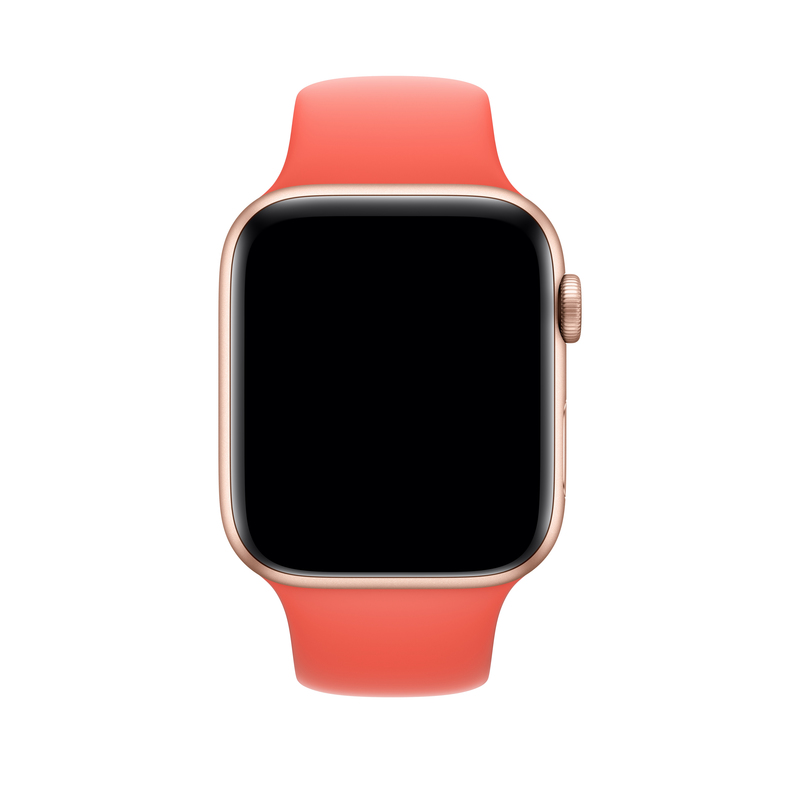 Apple 44mm Nectarine Sport Band S/M & M/L for Apple Watch (Compatible with Apple Watch 42/44/45mm)