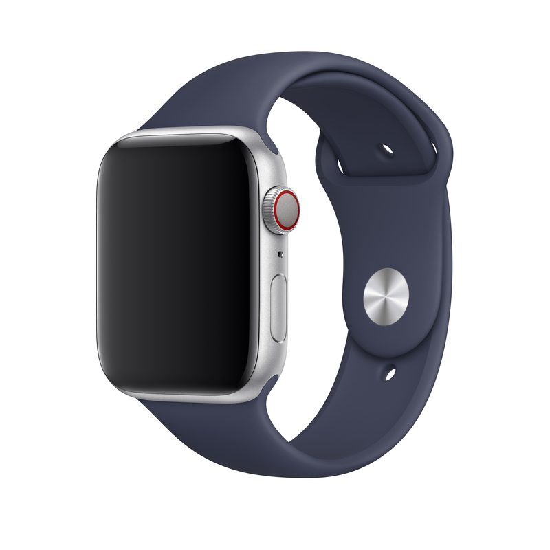 Apple 44mm Midnight Blue Sport Band S/M & M/L for Apple Watch (Compatible with Apple Watch 42/44/45mm)