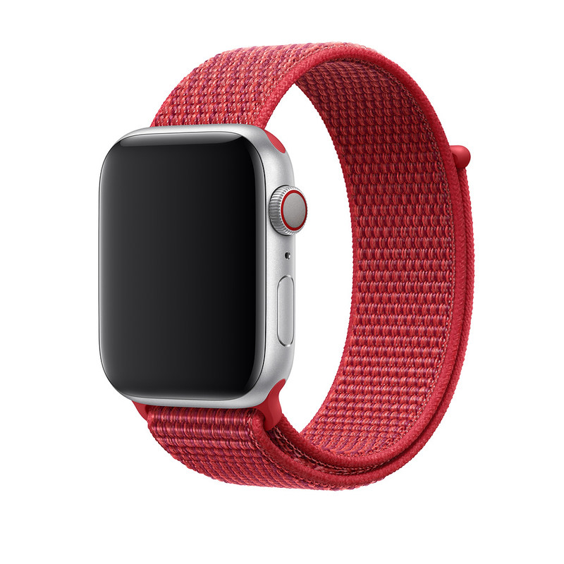 Apple 44mm (Product)Red Sport Loop for Apple Watch (Compatible with Apple Watch 42/44/45mm)