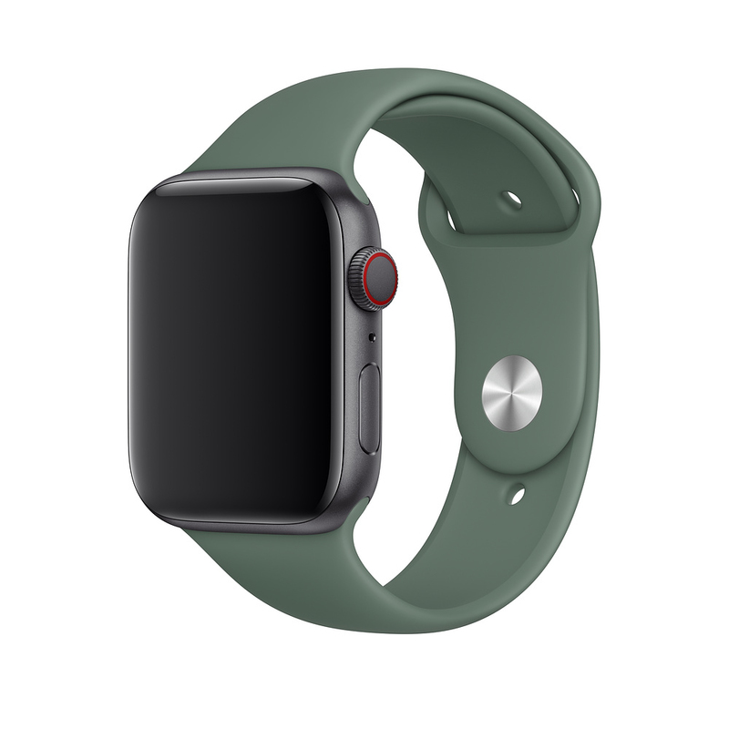 Apple 44mm Pine Green Sport Band for Apple Watch S/M & M/L (Compatible with Apple Watch 42/44/45mm)