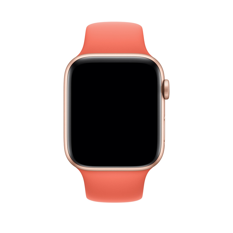Apple 44mm Clementine Sport Band for Apple Watch S/M & M/L (Compatible with Apple Watch 42/44/45mm)