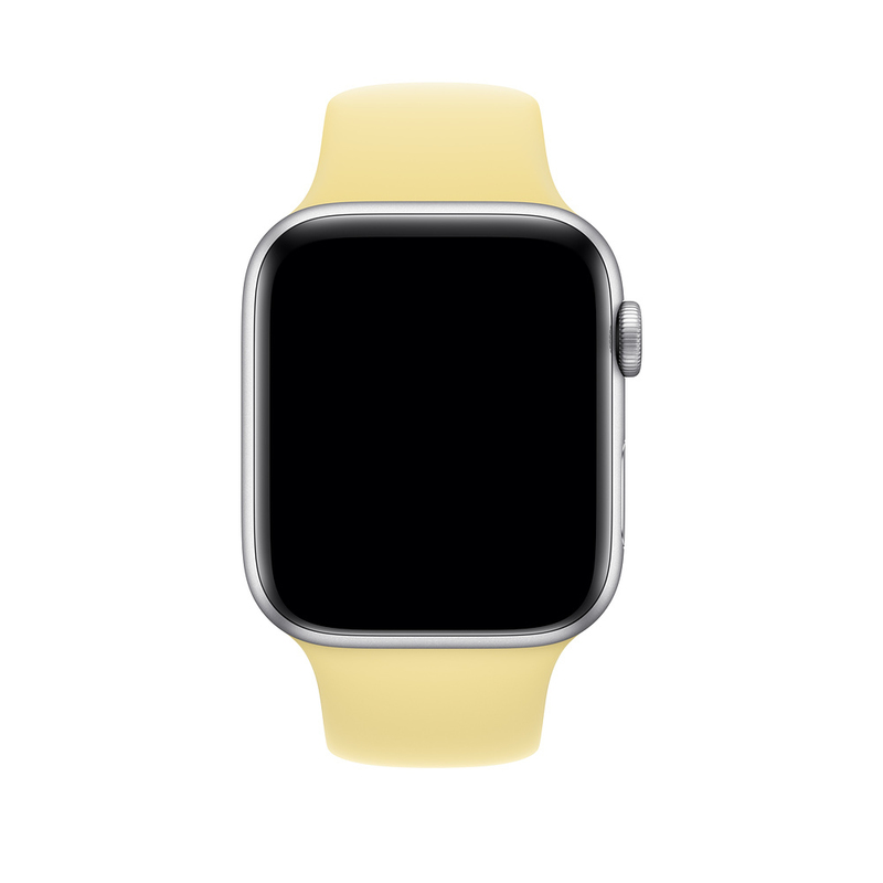 Apple 44mm Lemon Cream Sport Band for Apple Watch S/M & M/L (Compatible with Apple Watch 42/44/45mm)