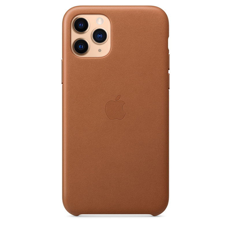 Apple Leather Case Saddle Brown for iPhone 11 Pro