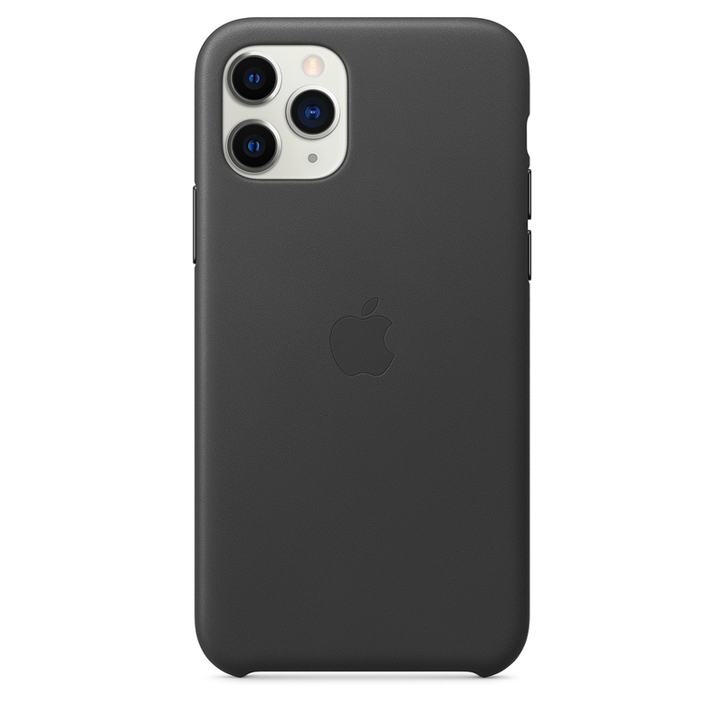 Apple Leather Case Black for iPhone 11 Pro