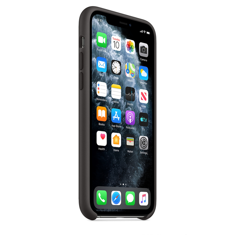 Apple Silicone Case Black for iPhone 11 Pro