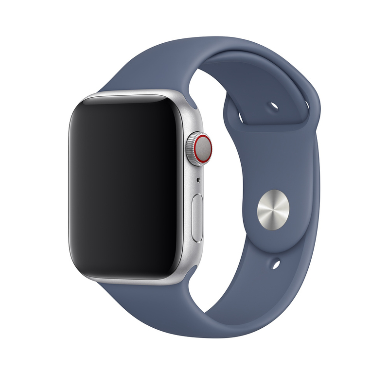Apple 44mm Alaskan Blue Sport Band (S/M & M/L) (Compatible with Apple Watch 42/44/45mm)