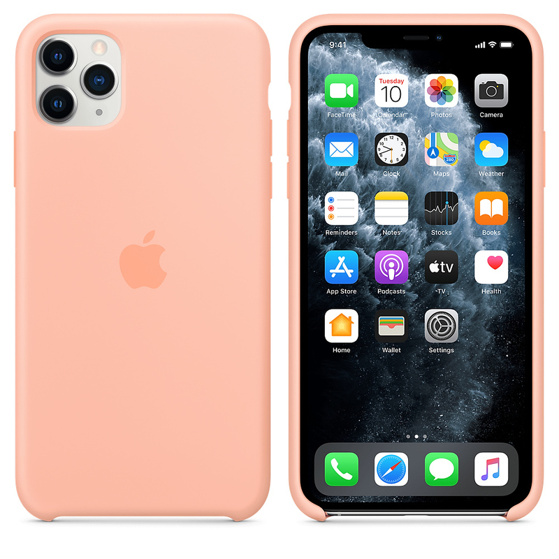 Apple Silicone Case Grapefruit for iPhone 11 Pro Max