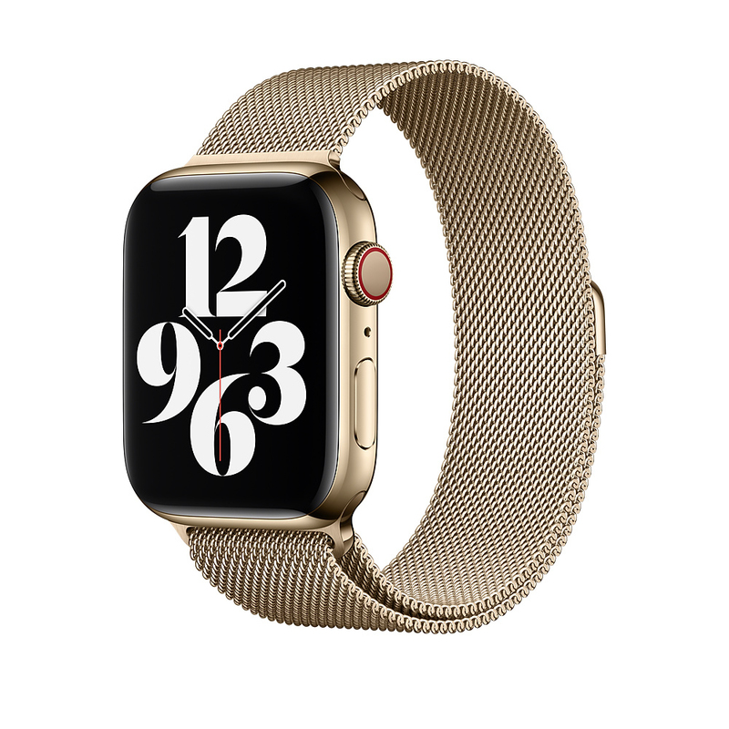 Apple 44mm Gold Milanese Loop (Compatible with Apple Watch 42/44/45mm)