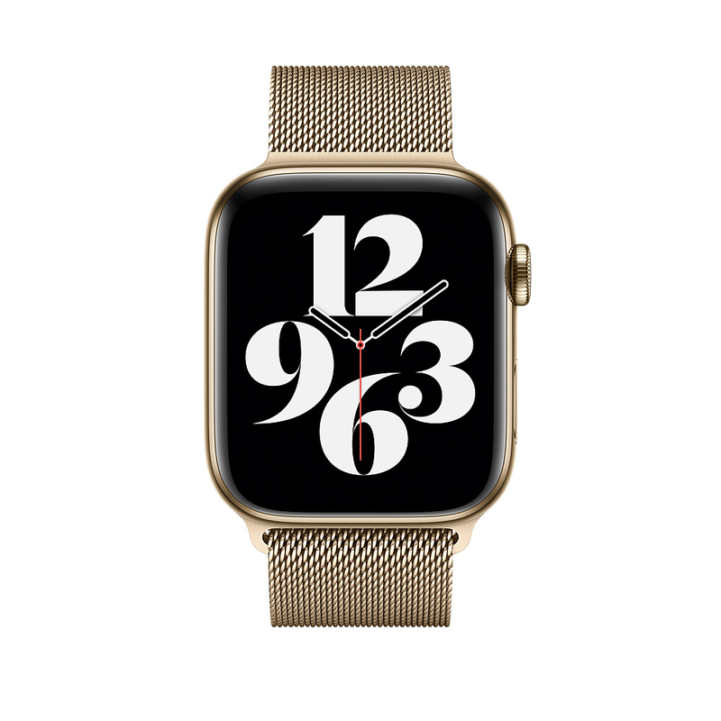 Apple 44mm Gold Milanese Loop (Compatible with Apple Watch 42/44/45mm)