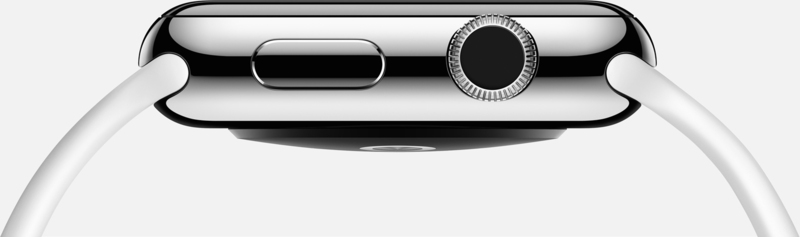 Apple Watch Sport 42mm Stainless Steel Case White Band