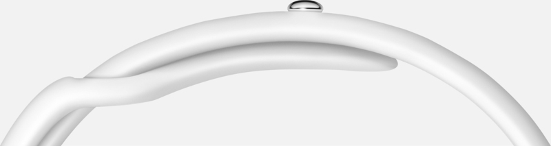 Apple Watch Sport 42mm Stainless Steel Case White Band