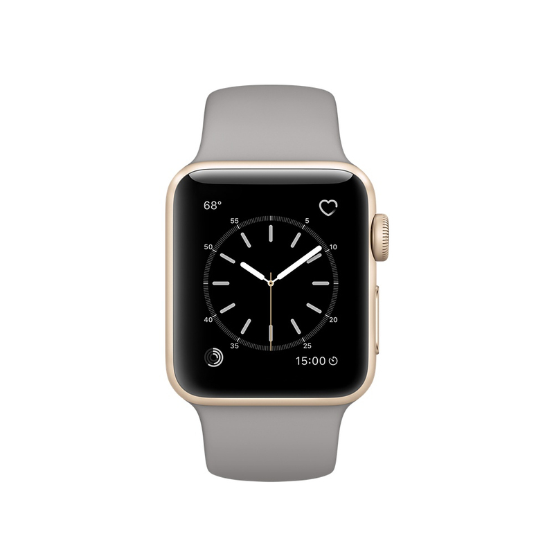 Apple Watch Series 1 Sport Band Concrete Gold Aluminium Case 38mm
