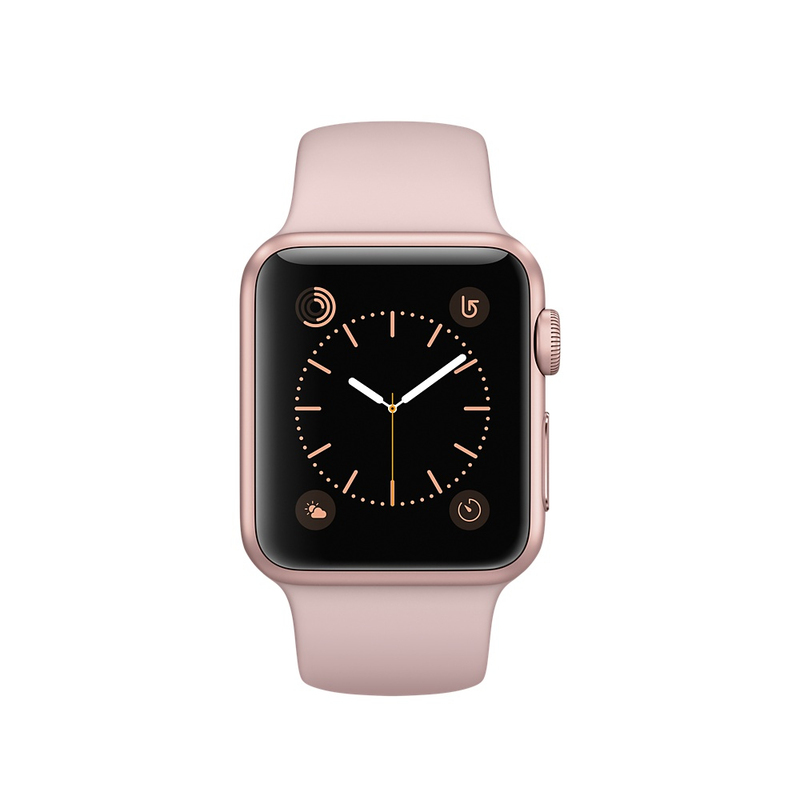 Apple Watch Series 1 Sport Band Pink Sand Rose Gold Aluminium Case 38mm