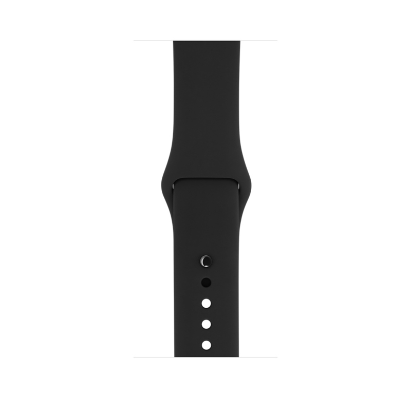 Apple Watch Series 1 Sport Band Black Space Grey Aluminium Case 42mm