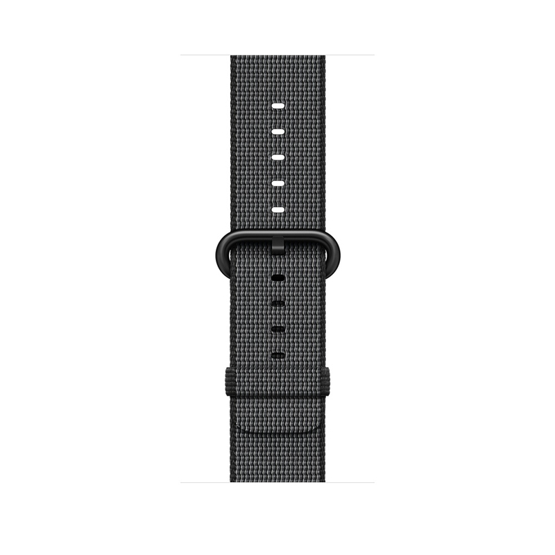 Apple Watch Series 2 Woven Nylon Band Space Grey Aluminium Case 38mm