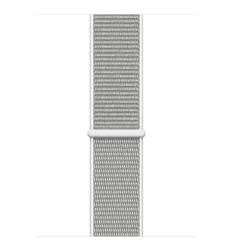 Apple Watch Series 4 GPS +Cellular 44mm Silver Aluminium Case with Seashell Sport Loop