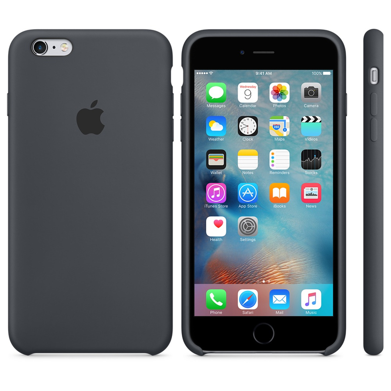 Apple Silicone Case Charcoal Grey iPhone 6S Plus