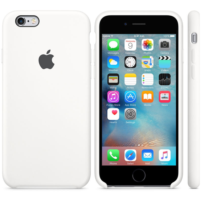 Apple Silicone Case White iPhone 6S