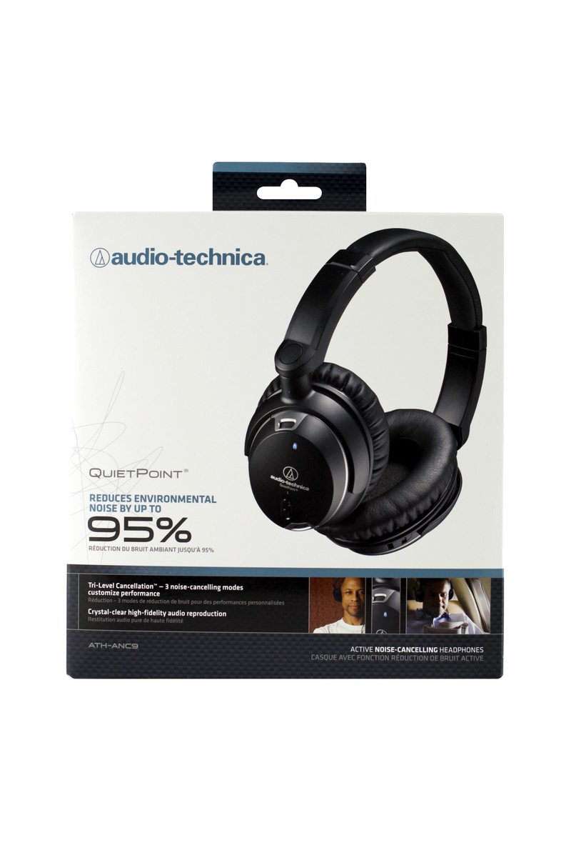 Audio Technica Quitepoint Black Headphones