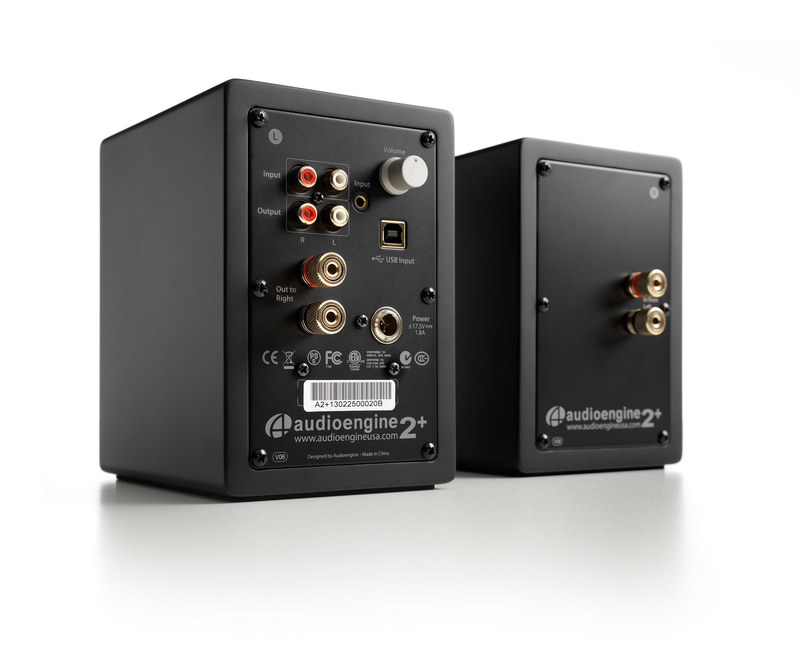 Audioengine A2+ B Powered Desktop Speakers Satin Black
