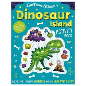 Balloon Sticker Activity Books - Dinosaur Island | Make Believe Ideas Uk