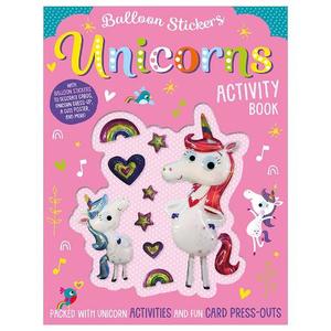 Balloon Sticker Activity Books - Unicorns | Make Believe Ideas Uk