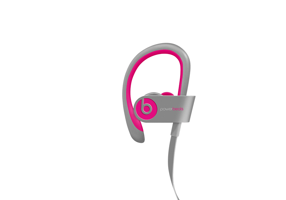 Beats Powerbeats 2 Pink/Grey Wireless Earphones