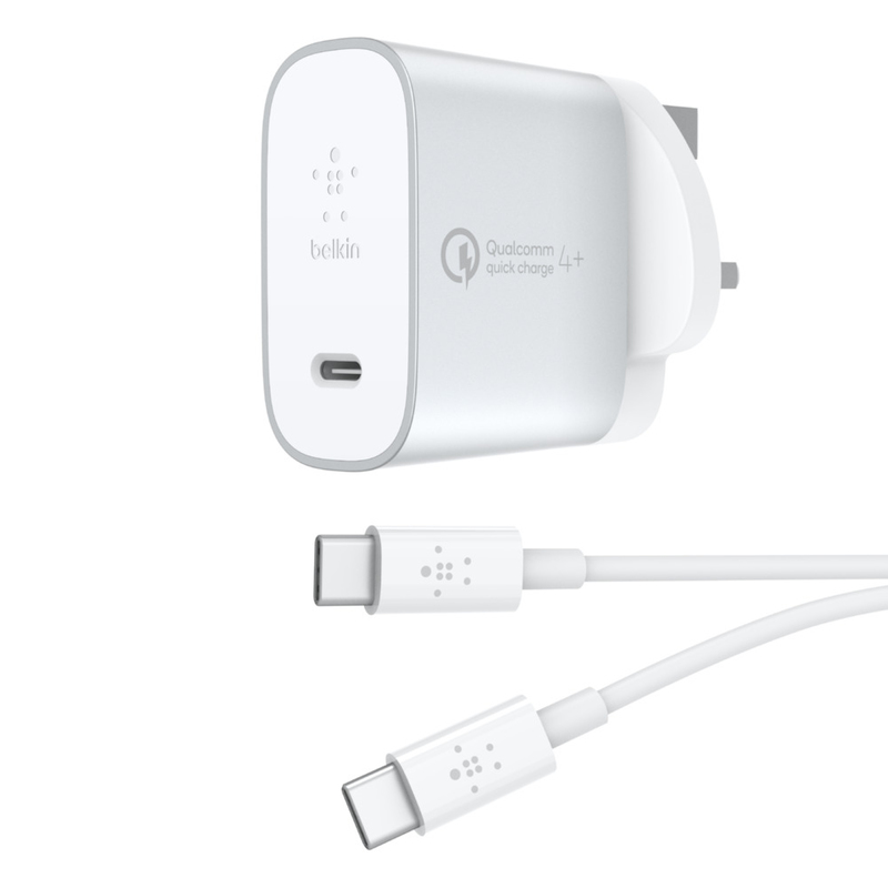 Belkin BoostUp Charge USB-C Charger + Cable with QC4+