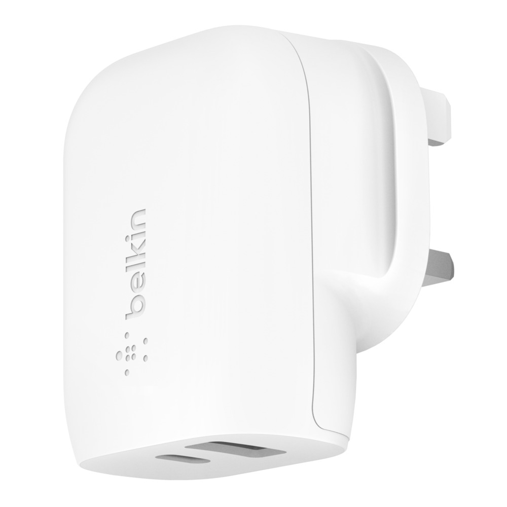 Belkin Boostcharge 30W Or 32W USB-C Pd + USB-A Wall Charger White