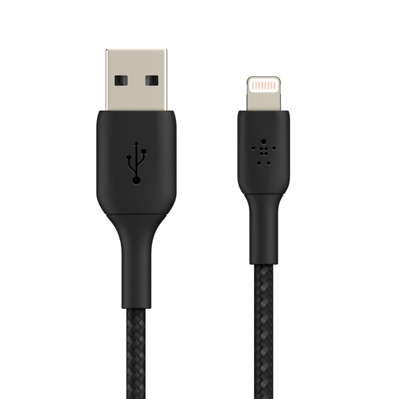Belkin Boost Charge Lightning Cable Braided 0.15M Black