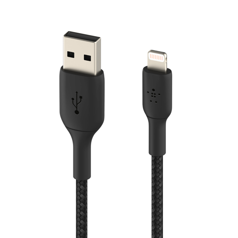 Belkin BoostCharge Lightning to USB-A Braided 3m Black