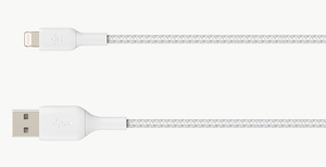 Belkin BoostCharge Lightning Cable Braided 3m White