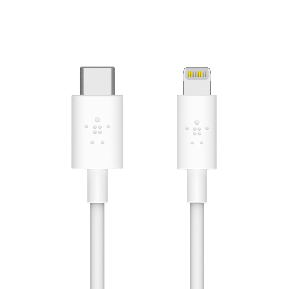 Belkin MIXIT Lightning to Type-C Cable 1.2m White