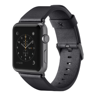 Belkin Classic Leather Band Black For Apple Watch 42mm (Compatible with Apple Watch 42/44/45mm)