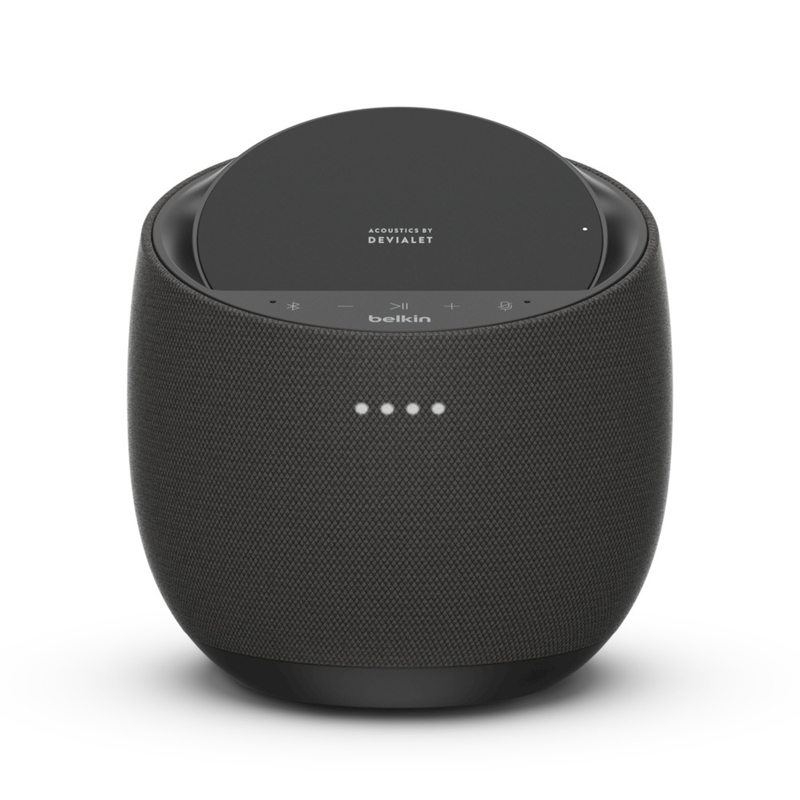 Belkin SoundForm Elite Hi-Fi Smart Speaker + Wireless Charger Black