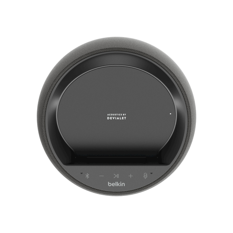 Belkin SoundForm Elite Hi-Fi Smart Speaker + Wireless Charger Black